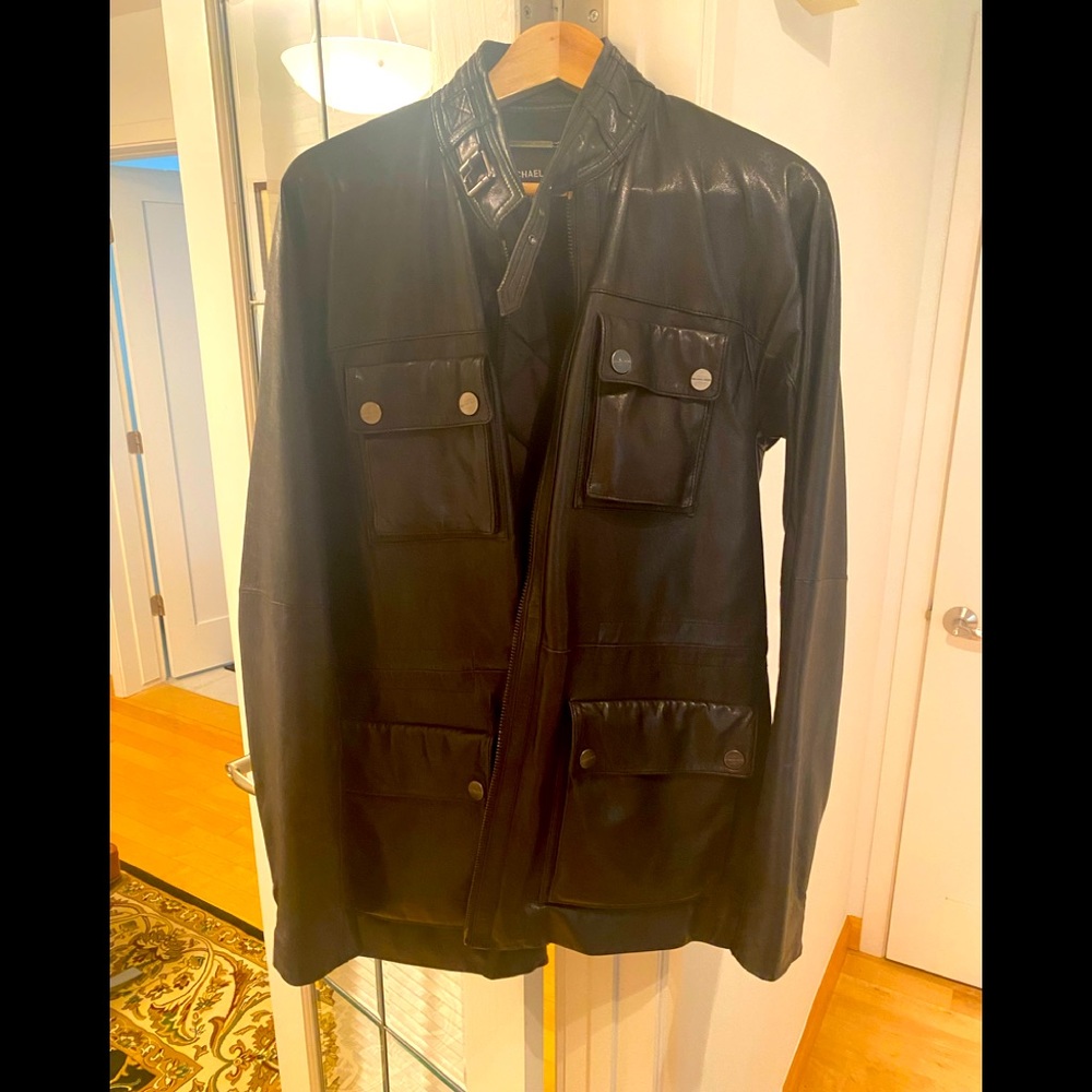 Michael Kors Men’s Leather Jacket